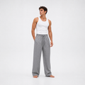 Pinstripe Pant ( Light Grey)