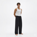 Pinstripe Pants (Black)
